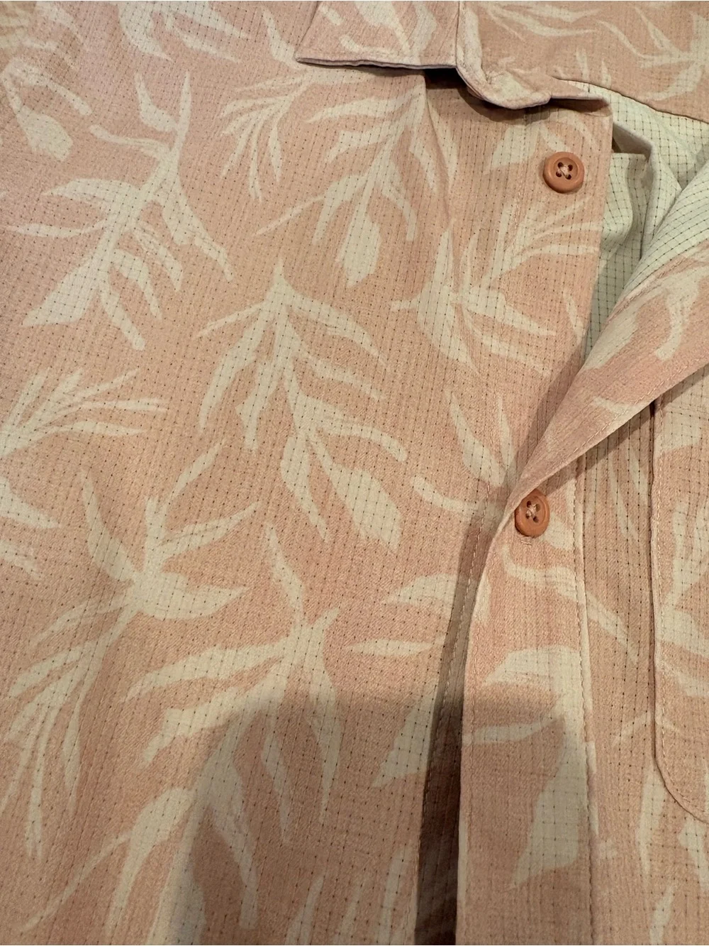 Youth L Floral Button Up Top
